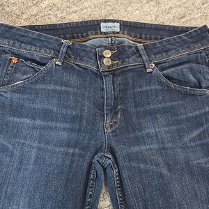 Hudson Collin Flap Women's Size 30 Dark Blue Mid-Rise Skinny Denim Jeans